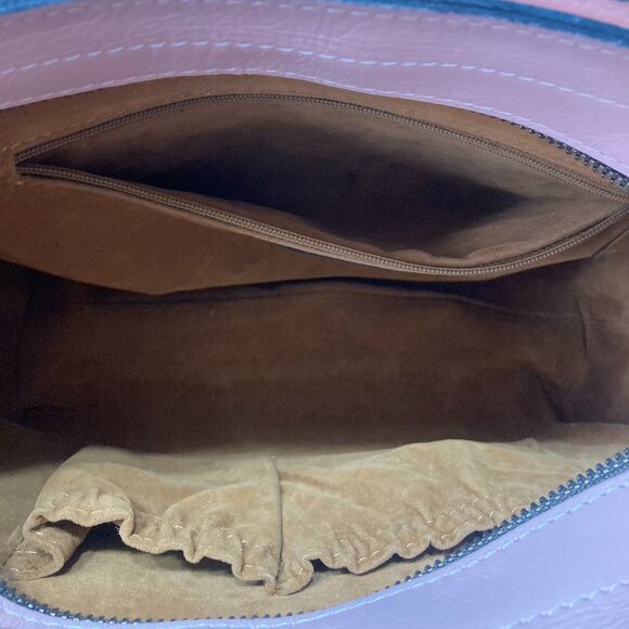 EUC Beautiful Patricia Nash Pattern Embossed Pink Satchel - Picture 12 of 12